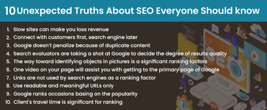 10 Unexpected Truths About SEO Everyone Should know