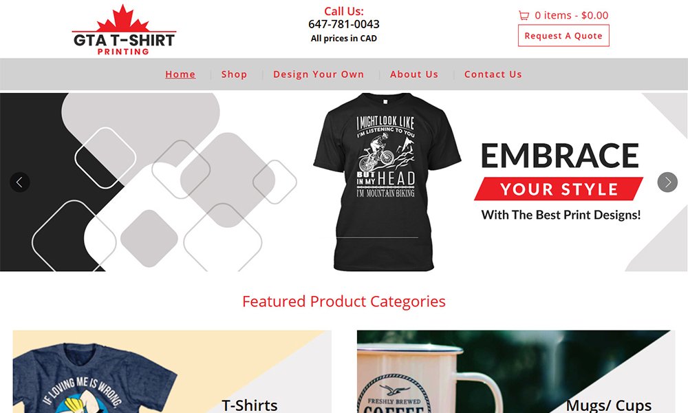 ecommerce Web Design Company Winnipeg
